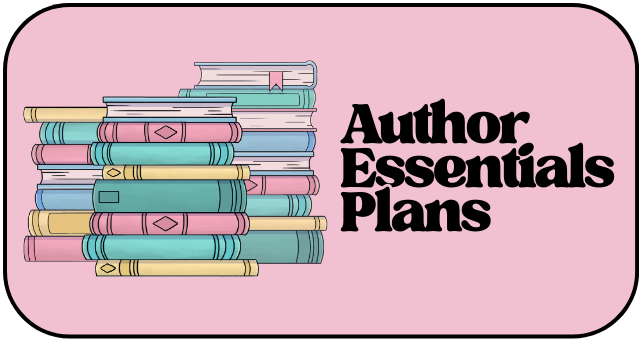 As part of our plan featuring social media assets for authors, our Author Essentials Plans offer custom, done-for-you social media graphics, print materials, and promotional assets delivered ready to post. Made by humans, never AI.